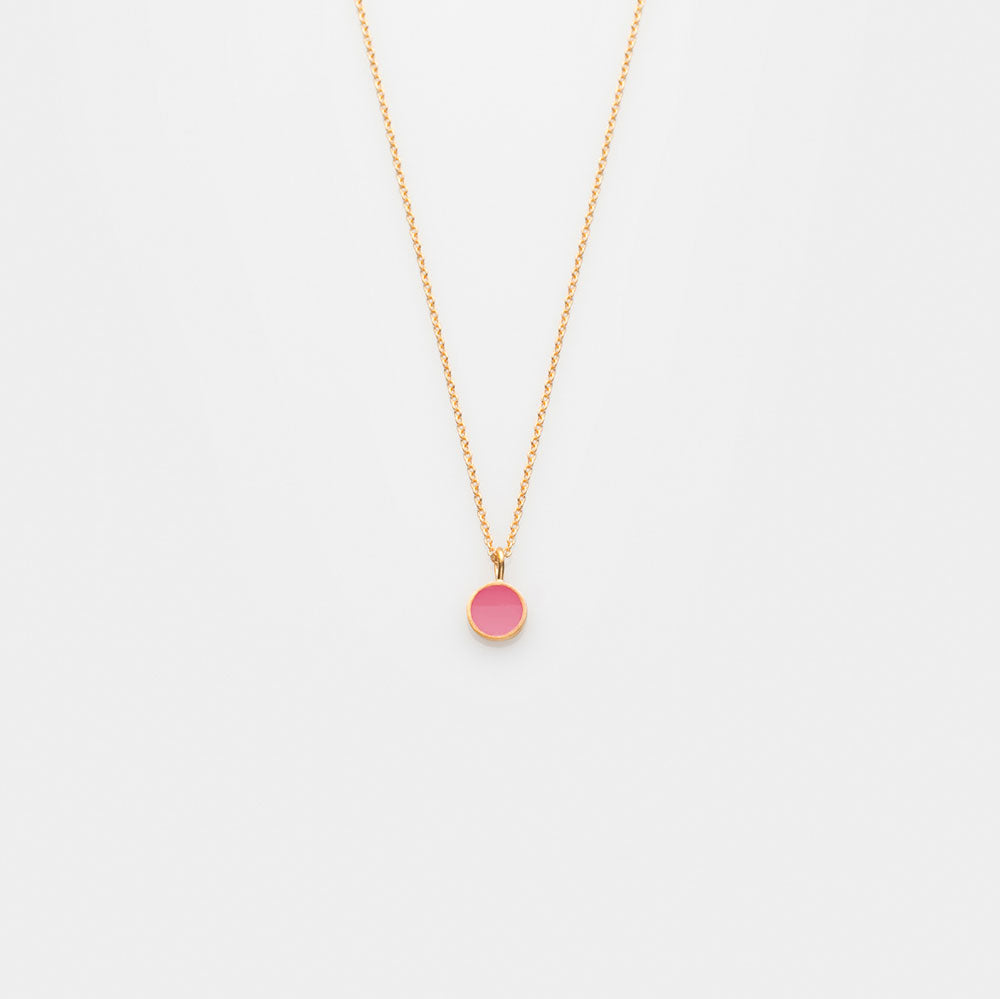 Palette XS κολιέ χρυσό Too Much Fuchsia