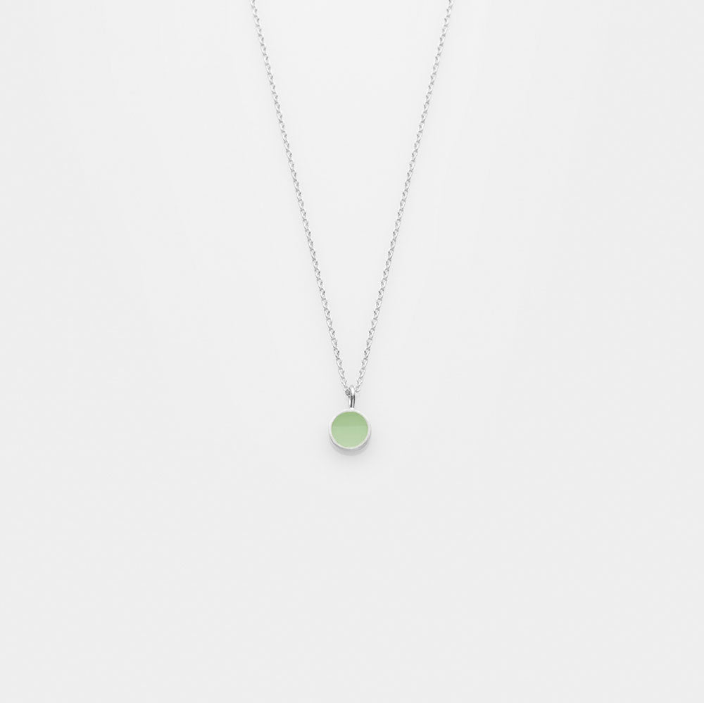 Palette XS κολιέ ασημί Matcha Latte