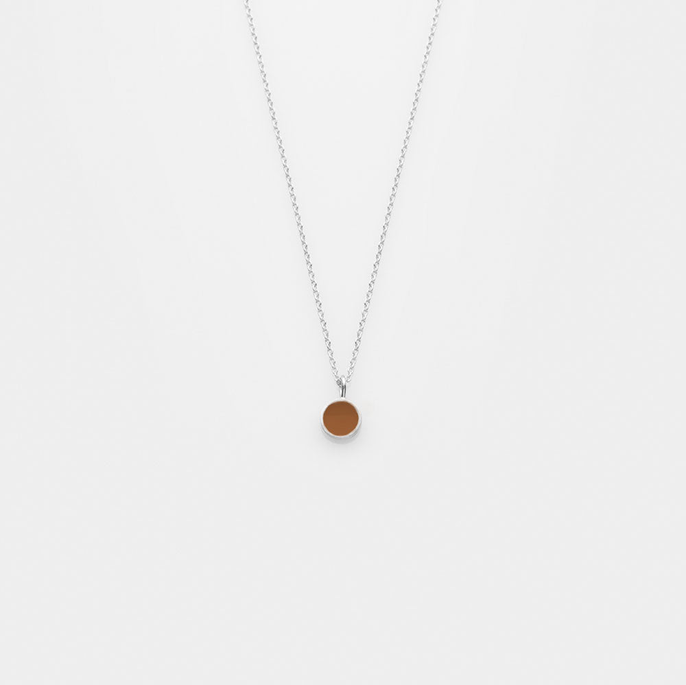 Palette XS κολιέ ασημί Mocha Mousse