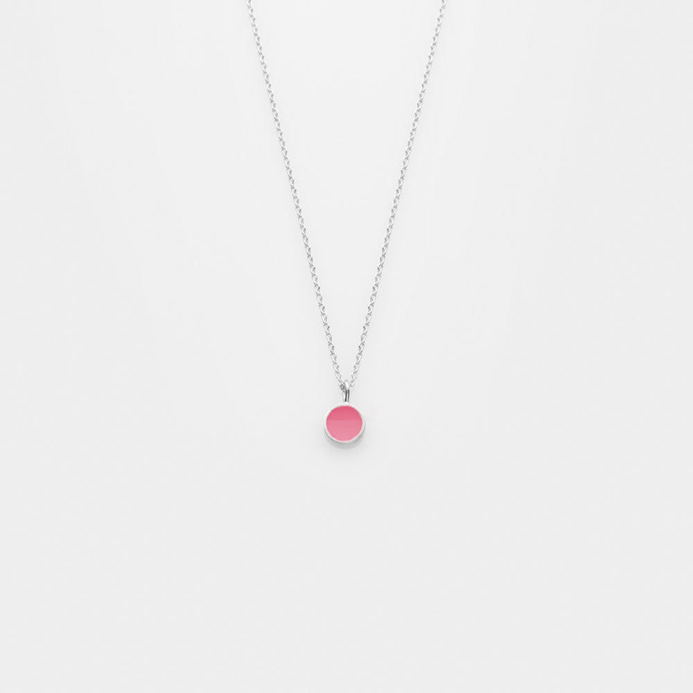 Palette XS κολιέ ασημί Too Much Fuchsia