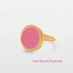 too much fuchsia