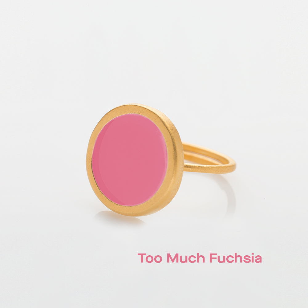 too much fuchsia