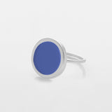 Palette L δαχτυλίδι ασημί