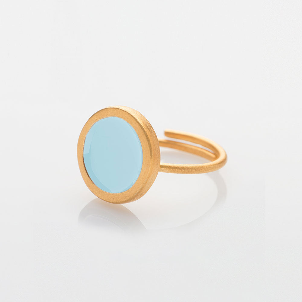 Palette S δαχτυλίδι χρυσό Unapologetic Cerulean