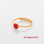 no regret red