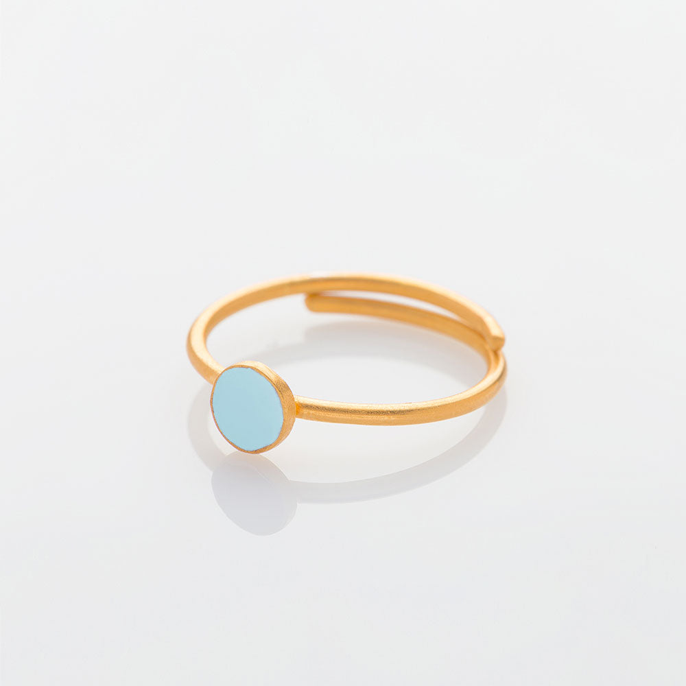 Palette XS δαχτυλίδι χρυσό Unapologetic Cerulean
