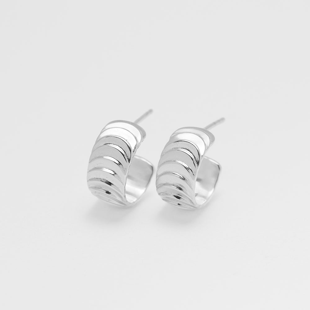 Scales chunky κρίκοι ασημί