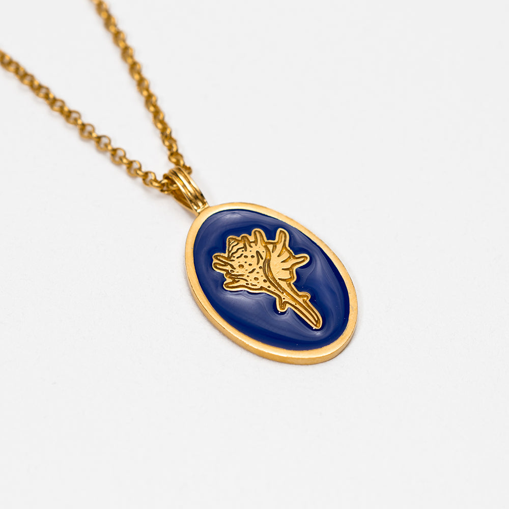 Conchiglia pendant χρυσό