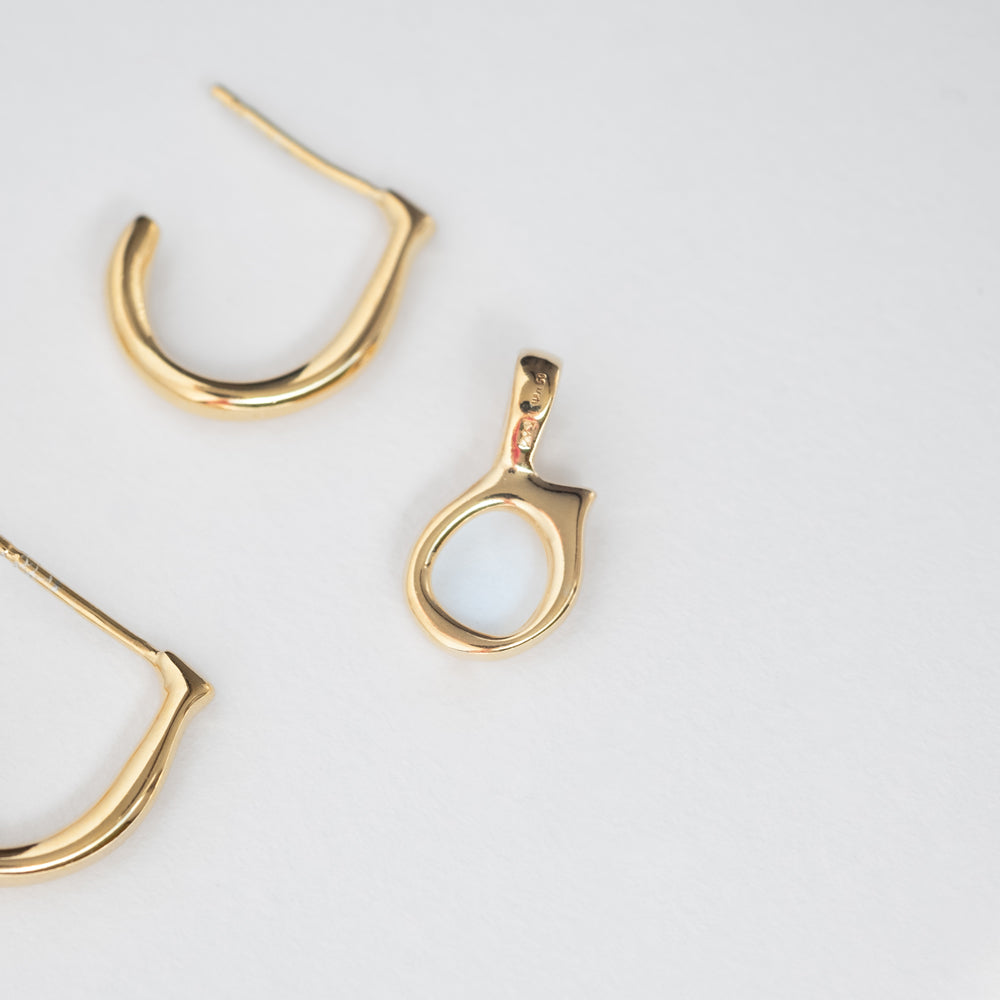 Aura charm κίτρινο χρυσό 14Κ