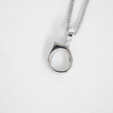 Aura charm ασημί