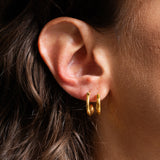 Aura κρίκοι χρυσό