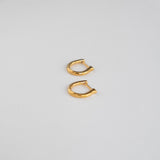 Aura σκουλαρίκια huggies χρυσό