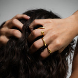 Aura δαχτυλίδι χρυσό