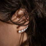 Cloud σκουλαρίκι ασημί