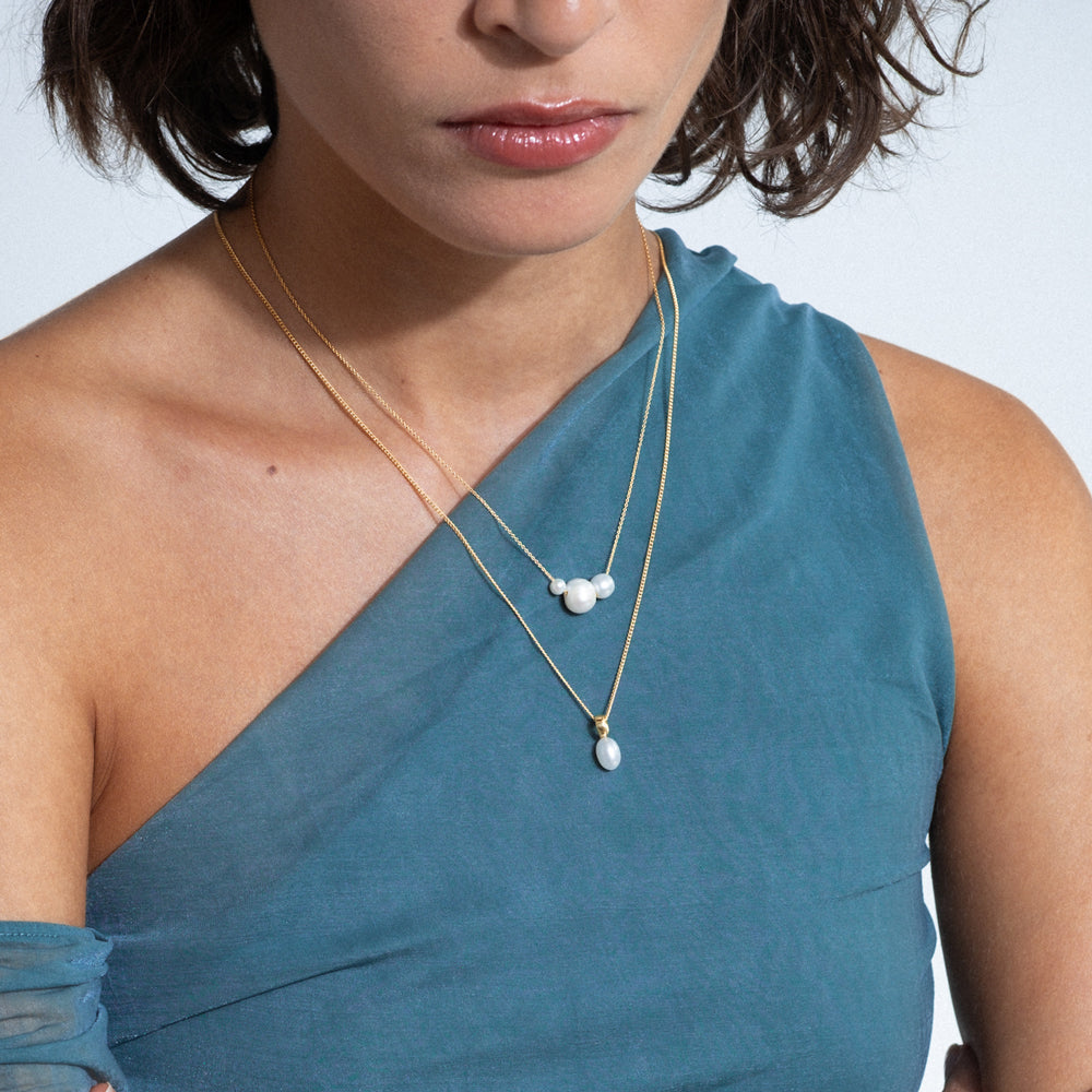 Cloud κολιέ χρυσό