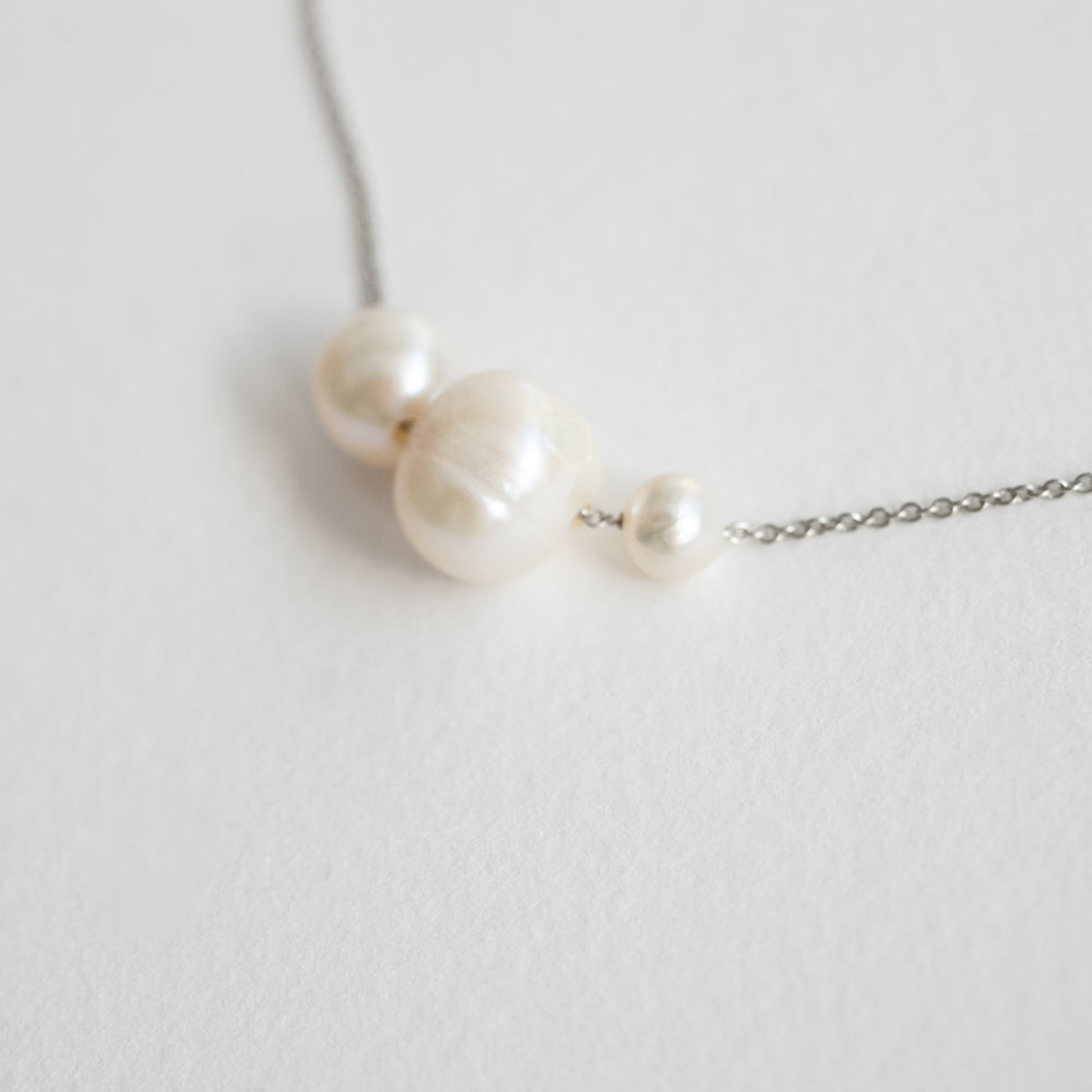 Cloud κολιέ ασημί