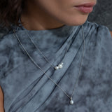 Cloud κολιέ ασημί