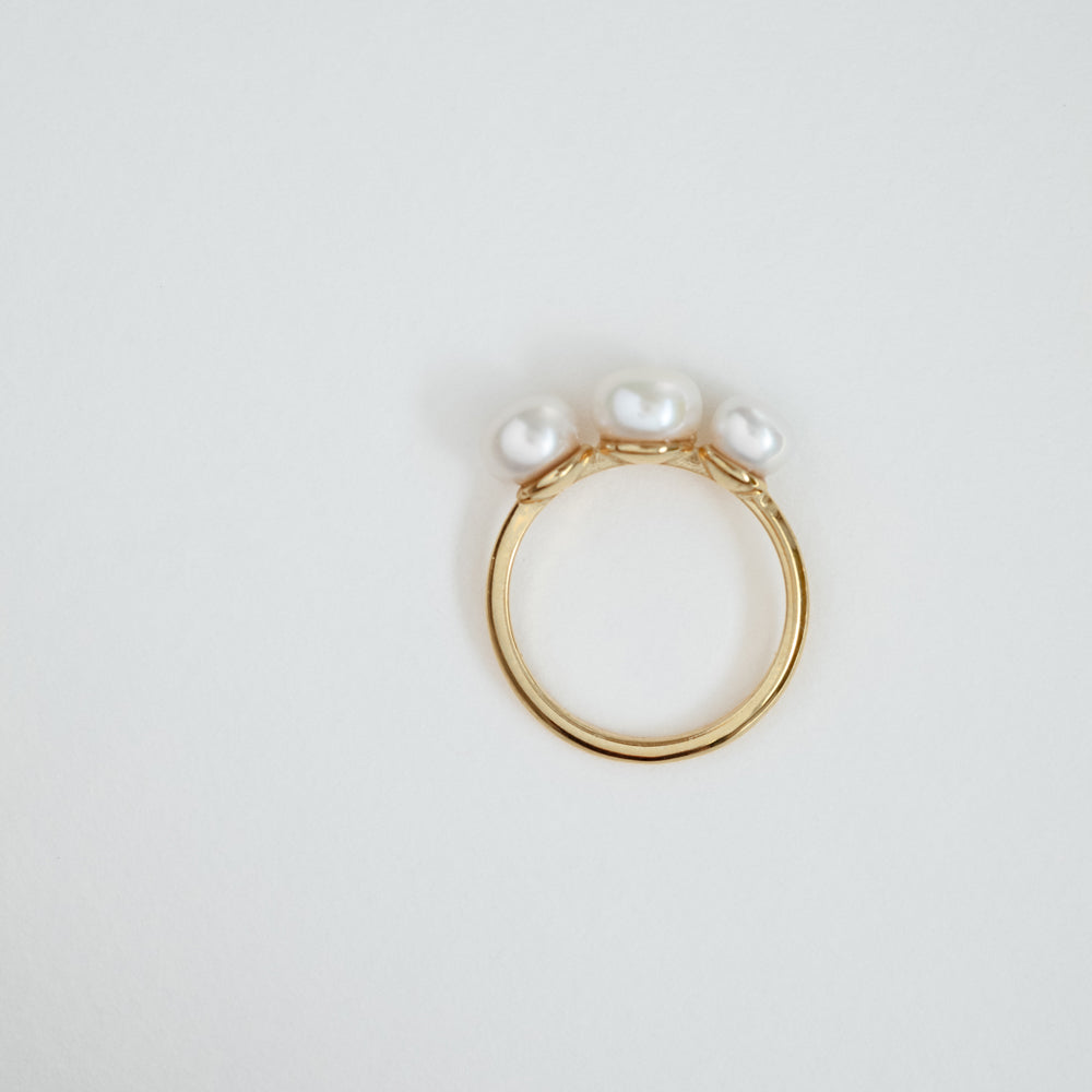 Cloud δαχτυλίδι κίτρινο χρυσό 14Κ