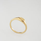 Oval δαχτυλίδι κίτρινο χρυσό 14Κ