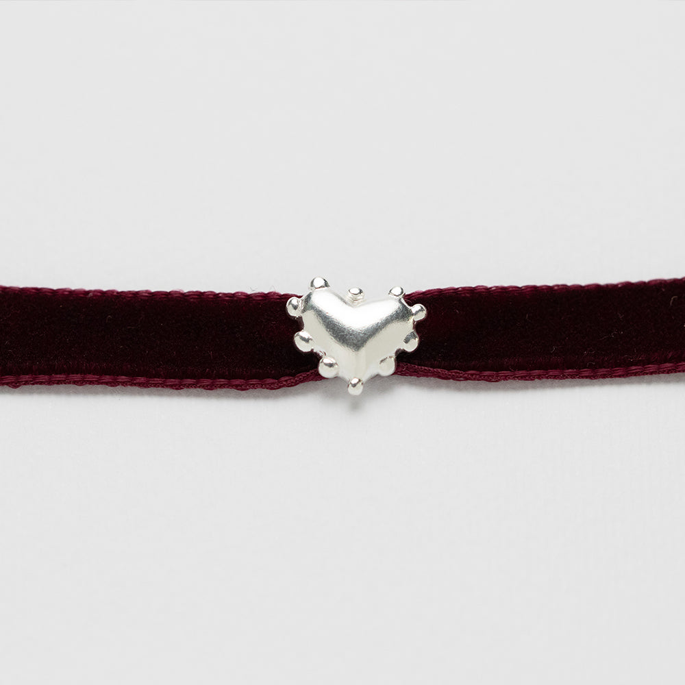 UBI AMOR choker ασημί