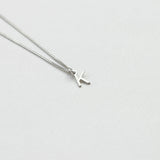 Initial κολιέ ασημί