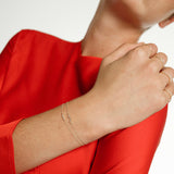 Astro triplet βραχιόλι κίτρινο χρυσό 14Κ