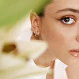 Astro rainbow κρίκοι κίτρινο χρυσό 14Κ