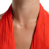 Astro single κολιέ κίτρινο χρυσό 14Κ