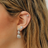 Coquilles jouet σκουλαρίκια ασημί