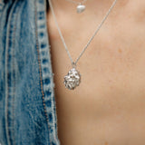 Coquilles ris κολιέ ασημί