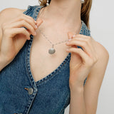 Coquilles venus κολιέ ασημί