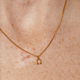 Initial κολιέ χρυσό