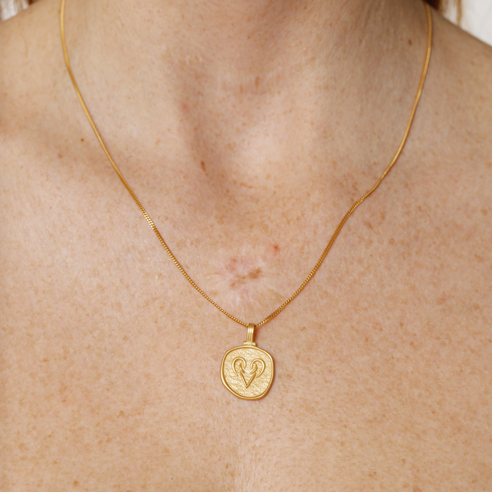 Celestial κολιέ χρυσό