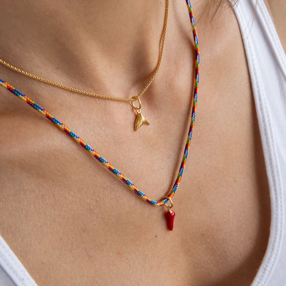 Mermaid στοιχείο για κολιέ χρυσό