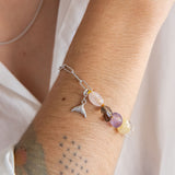 Votsalo χαλαζίας βραχιόλι ασημί