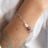 Votsalo χαλαζίας βραχιόλι ασημί