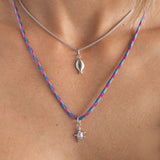 Lithrini στοιχείο για κολιέ ασημί