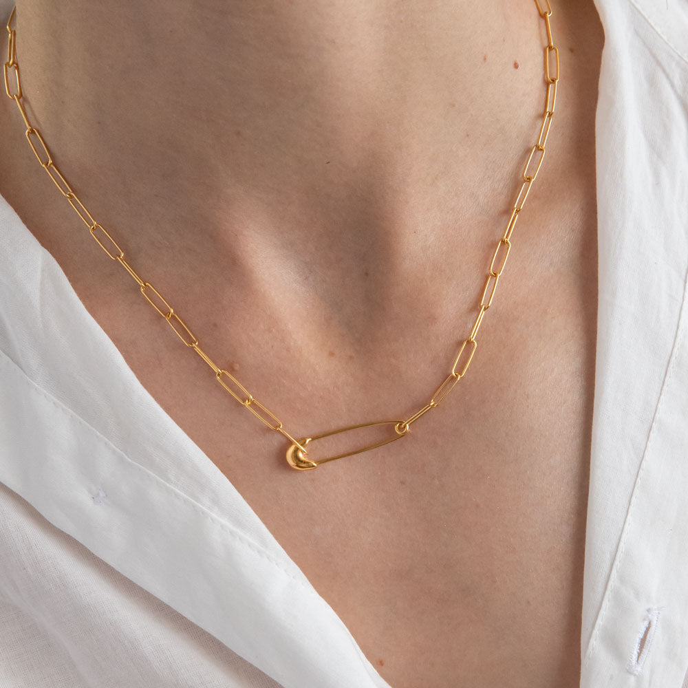 Vibing κολιέ χρυσό