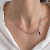 Vibing κολιέ ασημί