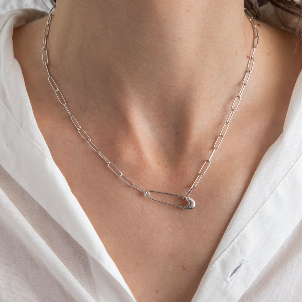 Vibing κολιέ ασημί