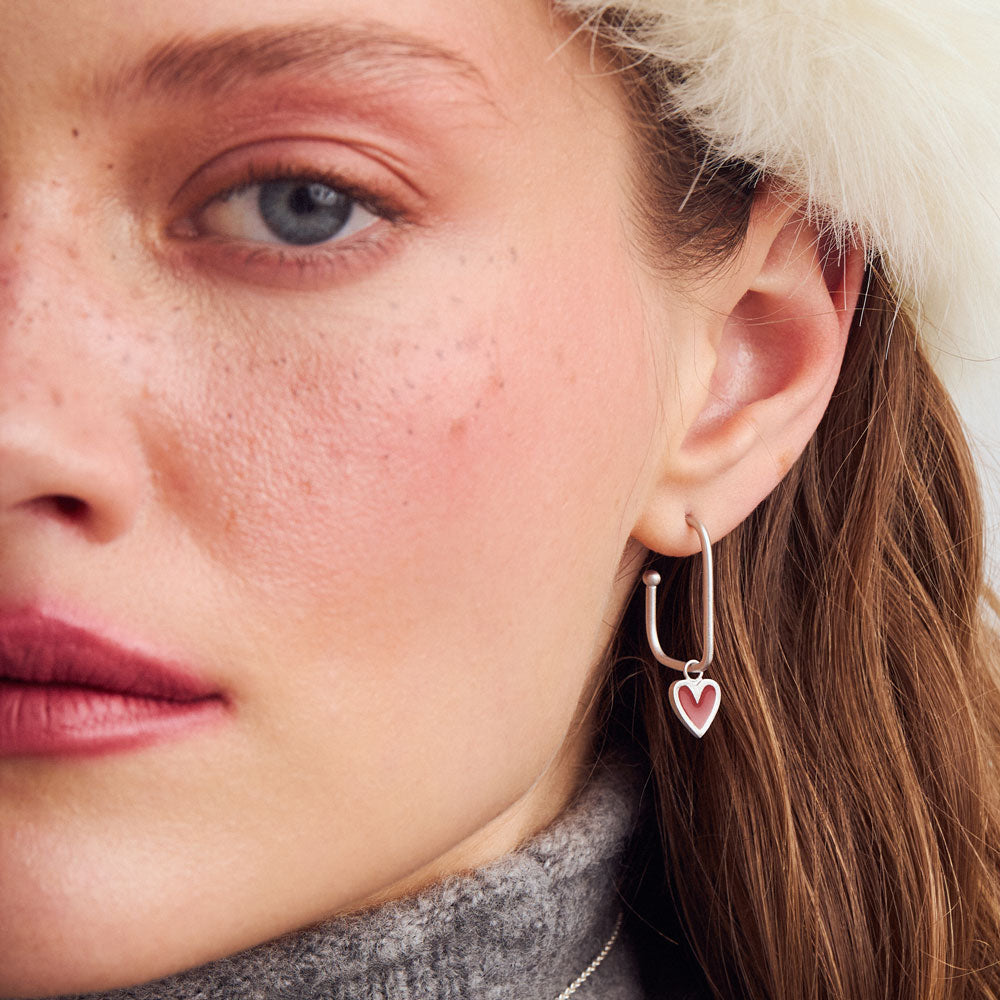 Heartlette στοιχείο για κρίκο ασημί