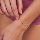 Palette Extended leaf βραχιόλι χρυσό