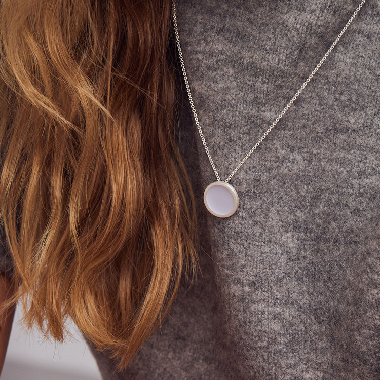 Palette L κολιέ ασημί