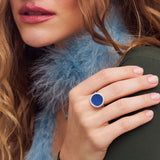 Palette L δαχτυλίδι ασημί