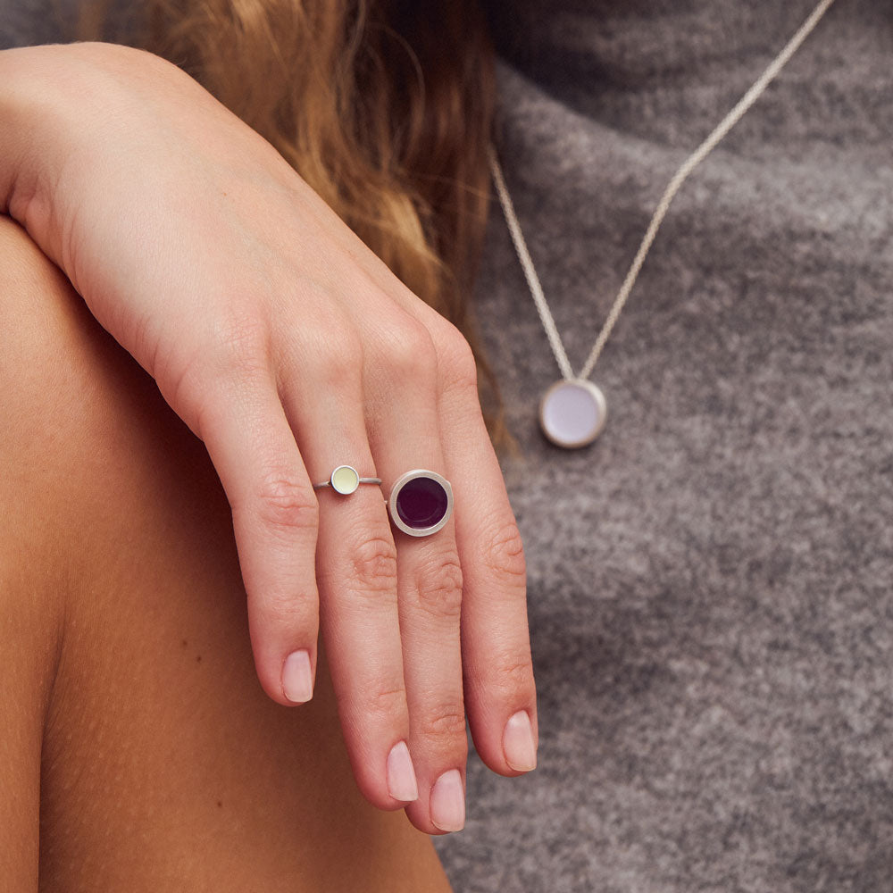 Palette S δαχτυλίδι ασημί