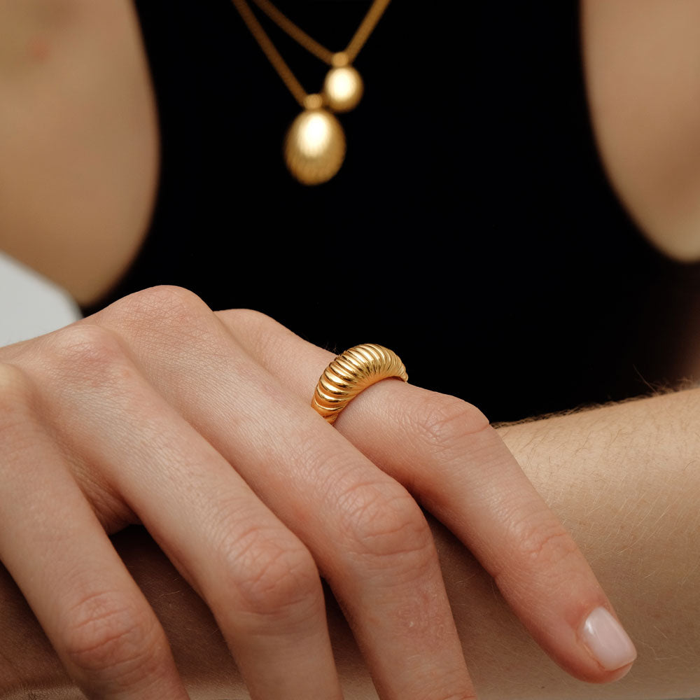 Pralines δαχτυλίδι χρυσό