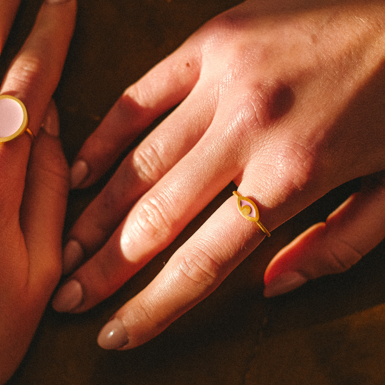 Ayelette δαχτυλίδι χρυσό