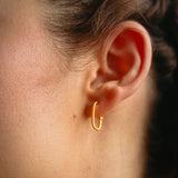 Charming Squares S σκουλαρίκια χρυσό