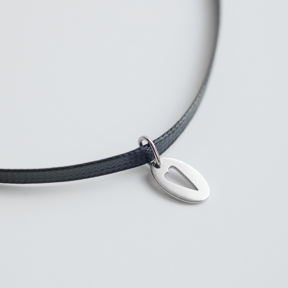 Μου'χεις Κλέψει την Καρδιά choker ασημί