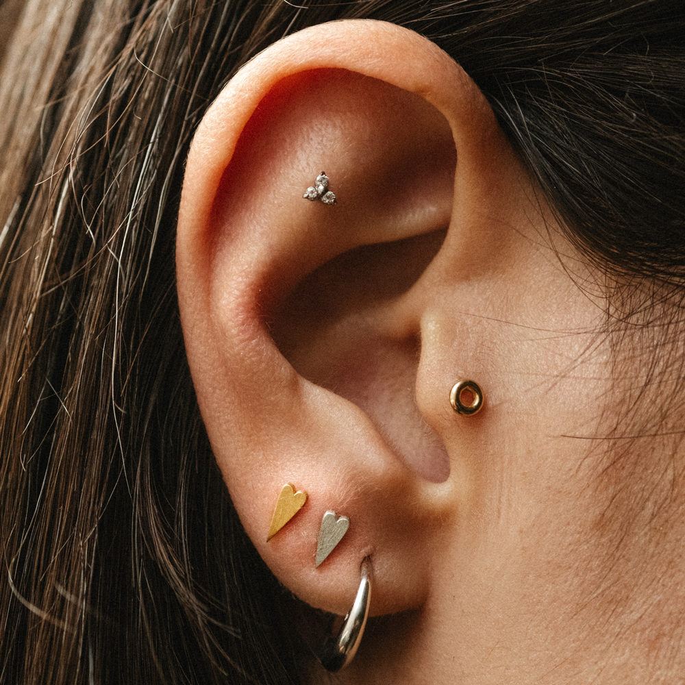 Μου'χεις Κλέψει την Καρδιά earrings silver